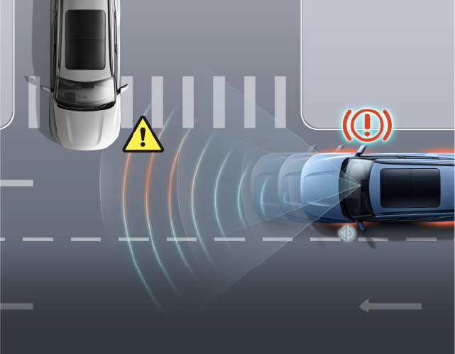 Asistente de colisión frontal para cruces e intersecciones [FCA]